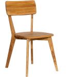 Hellbraune Moderne Basilicana Holzstühle geölt aus Massivholz Breite 0-50cm, Höhe 50-100cm, Tiefe 50-100cm 
