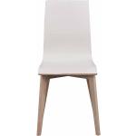 Weiße Moderne Topdesign Stuhl-Serie aus Massivholz Breite 0-50cm, Höhe 50-100cm, Tiefe 0-50cm 2-teilig 