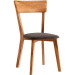 Braune Moderne Wooding Nature Stuhl-Serie geölt aus Massivholz Breite 0-50cm, Höhe 50-100cm, Tiefe 0-50cm 