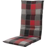 Rote Stuhlauflagen 