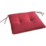 Rote Stuhlauflagen aus Baumwolle 