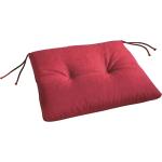 Rote Stuhlauflagen aus Baumwolle 