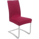 Rote Moderne Stuhlhussen aus Baumwolle 