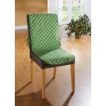 Grüne Gesteppte bader Stuhlhussen aus Polyester maschinenwaschbar 