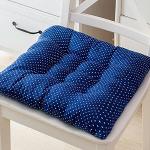 Blaue Moderne Outdoor Kissen aus Baumwolle 50x50 2-teilig 