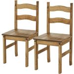 Bunte Höffner Holzstühle aus Holz Breite 0-50cm, Höhe 100-150cm, Tiefe 0-50cm 2-teilig 