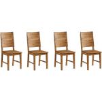Moderne Main Möbel Mike Stuhl-Serie geölt aus Massivholz Tiefe 0-50cm 4-teilig 
