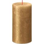 Bolsius Stumpenkerze Rustik Shimmer 13cm Ø 6,8cm Gold - gold Multi-material 103667647182