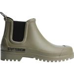 Reduzierte Sandfarbene Stutterheim Raincoats Chelsea-Boots aus Baumwolle Größe 37 