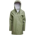 Reduzierte Grüne Wasserdichte Stutterheim Raincoats Regenjacken mit Kapuze für Damen Größe L 