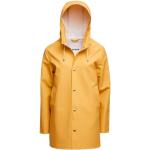 Reduzierte Orange Wasserdichte Stutterheim Raincoats Regenjacken mit Kapuze für Damen Größe L 