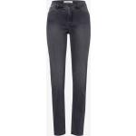 Blaue Atmungsaktive Bio Slim Fit Jeans mit Reißverschluss aus Denim für Damen Größe L für den für den Winter 
