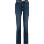 Reduzierte Blaue Vintage Brax Mary Bio Stretch-Jeans aus Baumwolle für Damen Weite 26 