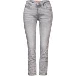 Graue Casual Slim Fit Jeans aus Baumwollmischung für Damen Größe XXL 