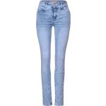 Indigofarbene Slim Fit Jeans aus Baumwolle für Damen 