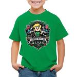 Grüne Style3 The Legend of Zelda Kinder T-Shirts aus Baumwolle für Jungen Größe 116 