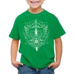 Grüne Style3 The Legend of Zelda Kinder T-Shirts aus Baumwolle für Jungen Größe 128 