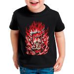 Schwarze Style3 Naruto Kakashi Hatake Kinder T-Shirts aus Baumwolle Größe 164 