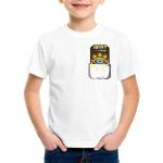 Weiße Melierte Casual Kurzärmelige Style3 The Legend of Zelda Rundhals-Ausschnitt Printed Shirts für Kinder & Druck-Shirts für Kinder aus Baumwolle Größe 164 