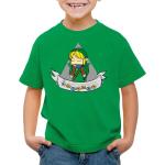 Grüne Style3 The Legend of Zelda Kinder T-Shirts aus Jersey Größe 164 