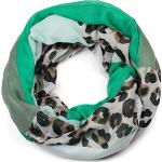 Animal-Print Color Blocking styleBREAKER Schlauchschals & Loop-Schals mit Leopard-Motiv für Damen Einheitsgröße 