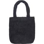 Schwarze Unifarbene styleBREAKER Damenschultertaschen & Damenshoulderbags mit Reißverschluss mit Handyfach klein 