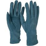 Petrolfarbene Unifarbene styleBREAKER Touchscreen-Handschuhe für Damen Einheitsgröße für den für den Winter 