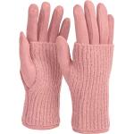 Rosa Unifarbene styleBREAKER Fingerlose Handschuhe & Halbfinger-Handschuhe für Damen Einheitsgröße für den für den Winter 