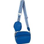 Royalblaue Unifarbene styleBREAKER Rechteckige Damenschultertaschen & Damenshoulderbags klein 