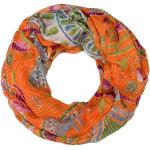 Orange Animal-Print styleBREAKER Schlauchschals & Loop-Schals für Damen Einheitsgröße 