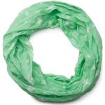 styleBREAKER Loop »Seidiger Loop mit Sterne Muster« Seidiger Loop mit Sterne Muster, grün, Grün-Weiß