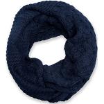 Mitternachtsblaue Unifarbene styleBREAKER Schlauchschals & Loop-Schals für Damen Einheitsgröße für den für den Winter 
