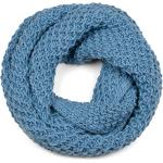 Hellblaue Unifarbene styleBREAKER Schlauchschals & Loop-Schals für Damen Einheitsgröße für den für den Winter 