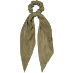 Olivgrüne styleBREAKER Scrunchies aus Polyester für Damen 1-teilig 