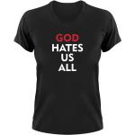 Styletex23 T-Shirt Californication God Hates Us All, Damen schwarz, M