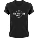 Styletex23 T-Shirt The Mystery Shack Gravity Falls Logo, Damen schwarz, M