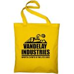 Styletex23 Vandelay Industries Seinfeld Jutebeutel Baumwolltasche, gelb
