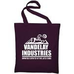 Styletex23 Vandelay Industries Seinfeld Jutebeutel Baumwolltasche, maroon