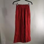 Rote SUBDUED Bundfaltenhosen für Damen Größe XS 