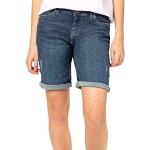 Dunkelblaue Sublevel Bio Jeans-Bermudas aus Denim für Damen Größe XS für den für den Sommer 