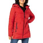 Rote Gesteppte Sportliche Sublevel Kapuzenjacken mit Kapuze für Damen Größe XL für den für den Winter 