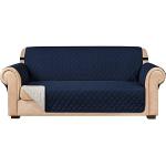 Reduzierte Marineblaue Gesteppte Subrtex Sofabezüge 2 Sitzer maschinenwaschbar 