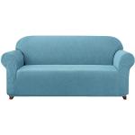 Reduzierte Hellblaue Karo Subrtex Sofabezüge 2 Sitzer aus Polyester maschinenwaschbar 1-teilig 