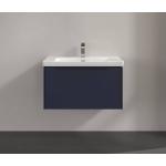 Marineblaue Villeroy & Boch Subway 3.0 Waschbeckenunterschränke & Badunterschränke aus Kunststoff mit Schublade Breite über 500cm, Höhe über 500cm, Tiefe 0-50cm 