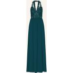 Dunkelgrüne Suddenly Princess Herzförmige Abendkleider A-Linie mit Reißverschluss aus Spitze für Damen Größe S 
