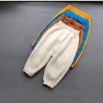 Khakifarbene Atmungsaktive Kinderharemshosen & Kinderpluderhosen aus Leinen Handwäsche für Mädchen für den für den Frühling 