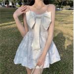 Weiße Ärmellose Mini Kurze Abendkleider aus Kunstfaser Handwäsche für Damen Übergrößen für den für den Herbst 