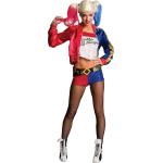 Rote Suicide Squad Harley Quinn Faschingskostüme & Karnevalskostüme aus Polyester für Damen Größe L 