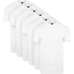 Reduzierte Weiße Unifarbene Kurzärmelige T-Shirts für Herren Größe XXL 