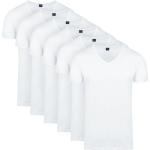 Reduzierte Weiße Kurzärmelige V-Ausschnitt T-Shirts für Herren Größe 3 XL 